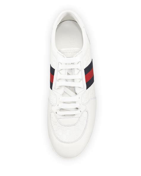 gucci sl 73 sneaker white|Gucci Sl73 Micro Gg Trainers In White .